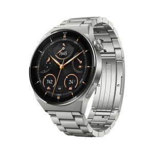 Huawei WATCH GT 3 Pro 3,63 cm (1.43 ) AMOLED 46 mm Digitale 466 x 466 pixel Touchscreen 4G Titanio GPS (satellite), grigio – nuovo