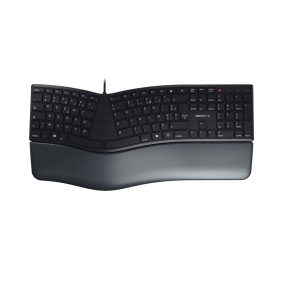 CHERRY KC 4500 ERGO Tastiera ergonomica a filo, nera, USB, QWERTY – IT – nuovo