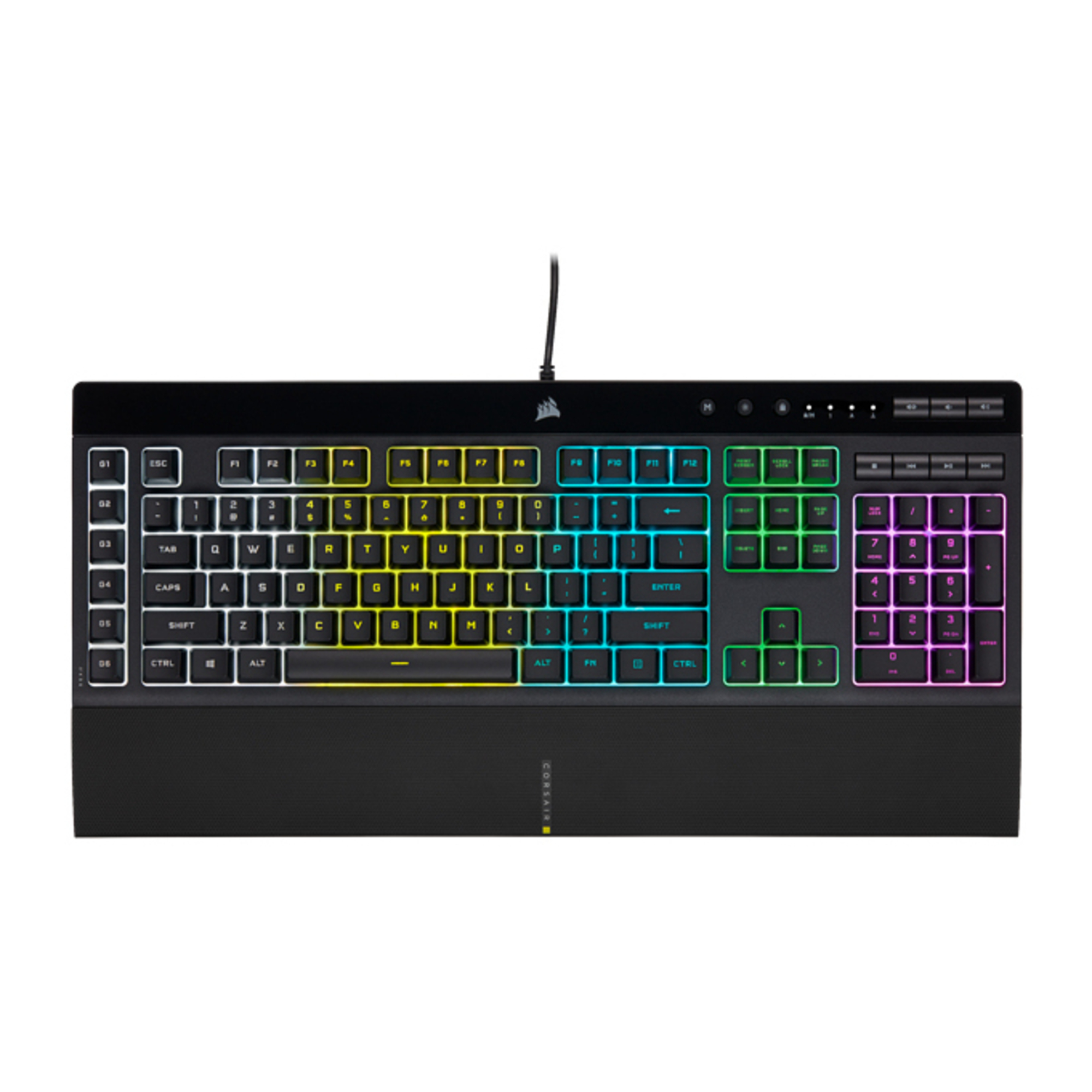 Corsair K55 RGB PRO Tastiera QWERTY USB belga Nero - nuovo