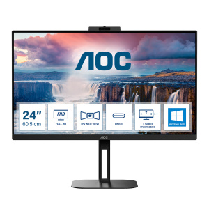 AOC V5 24V5CW 60,5 cm (23,8 ) 1920 x 1080 pixel Full HD LED Nero – nuovo