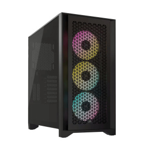 Corsair 4000D RGB Airflow TG Nero – ATX – nuovo