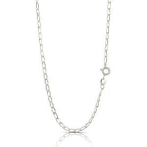 Collana Unisex in Oro Bianco 803321711225