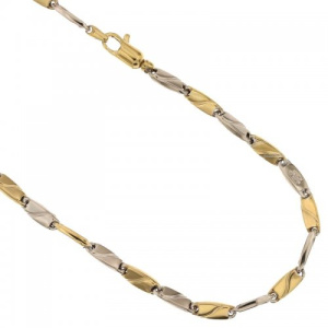 Collana Uomo in Oro Giallo e Bianco 803321717938