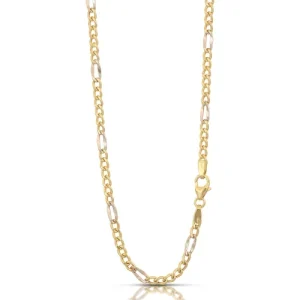 Collana Uomo in Oro Giallo e Bianco 803321728546