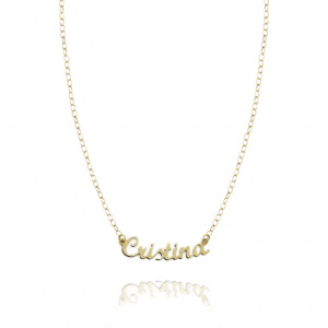 Collana Facco Gioielli con nome personalizzabile in oro P020