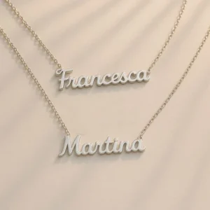Collana Nome Personalizzato Acciaio