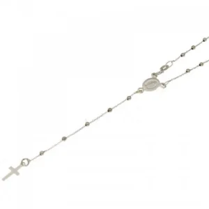 Collana Rosario Oro Bianco Madonna Miracolosa 803321710900