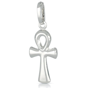 Croce egizia in Oro Bianco 803321704570