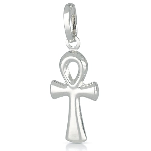 Croce egizia in Oro Bianco 803321704570