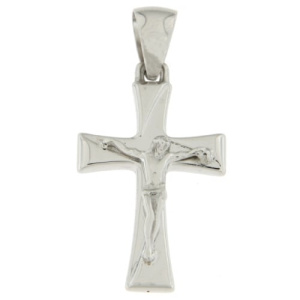 Ciondolo Croce Oro Bianco GL100832