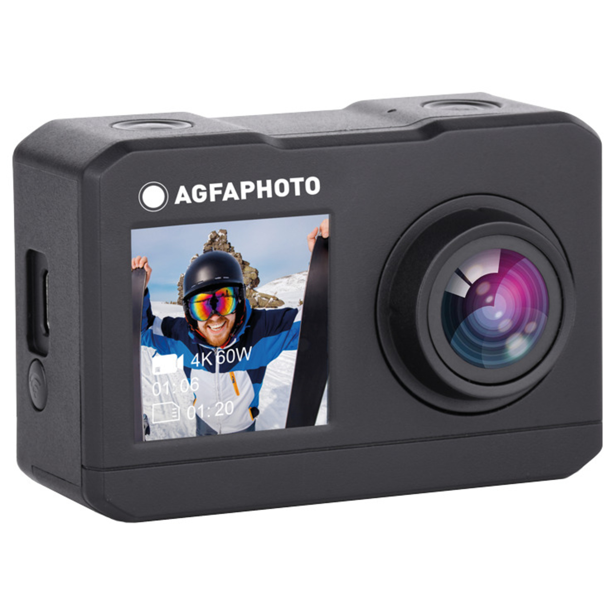 Action Cam REALIMOVE AC7000 Nero Agfa Photo - nuovo