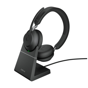 Jabra Evolve2 65, UC Stereo Wireless Headband Desktop/Call Centre USB Type-A Bluetooth Nero – nuovo