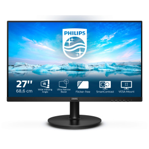 Philips V Line 271V8L/00 Display LED 68,6 cm (27 ) 1920 x 1080 pixel Full HD Nero – nuovo