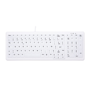 CHERRY AK-C7000 Tastiera USB QWERTY Francese Bianco – nuovo