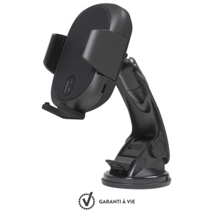 Supporto per auto del rilevatore + ricarica a induzione da 10-7,5 W Garanzia a vita con caricatore Grey Force Power – nuovo