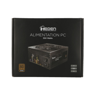 Alimentatore PC ATX HEDEN 80PLUS BRONZE 550W Ventola 120mm / PFC – nuovo