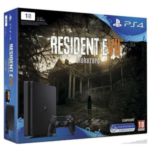 Sony Playstation 4 Slim + Resident Evil 7 1.02Tb Wifi Nero -Ricondizionato – Ottime condizioni