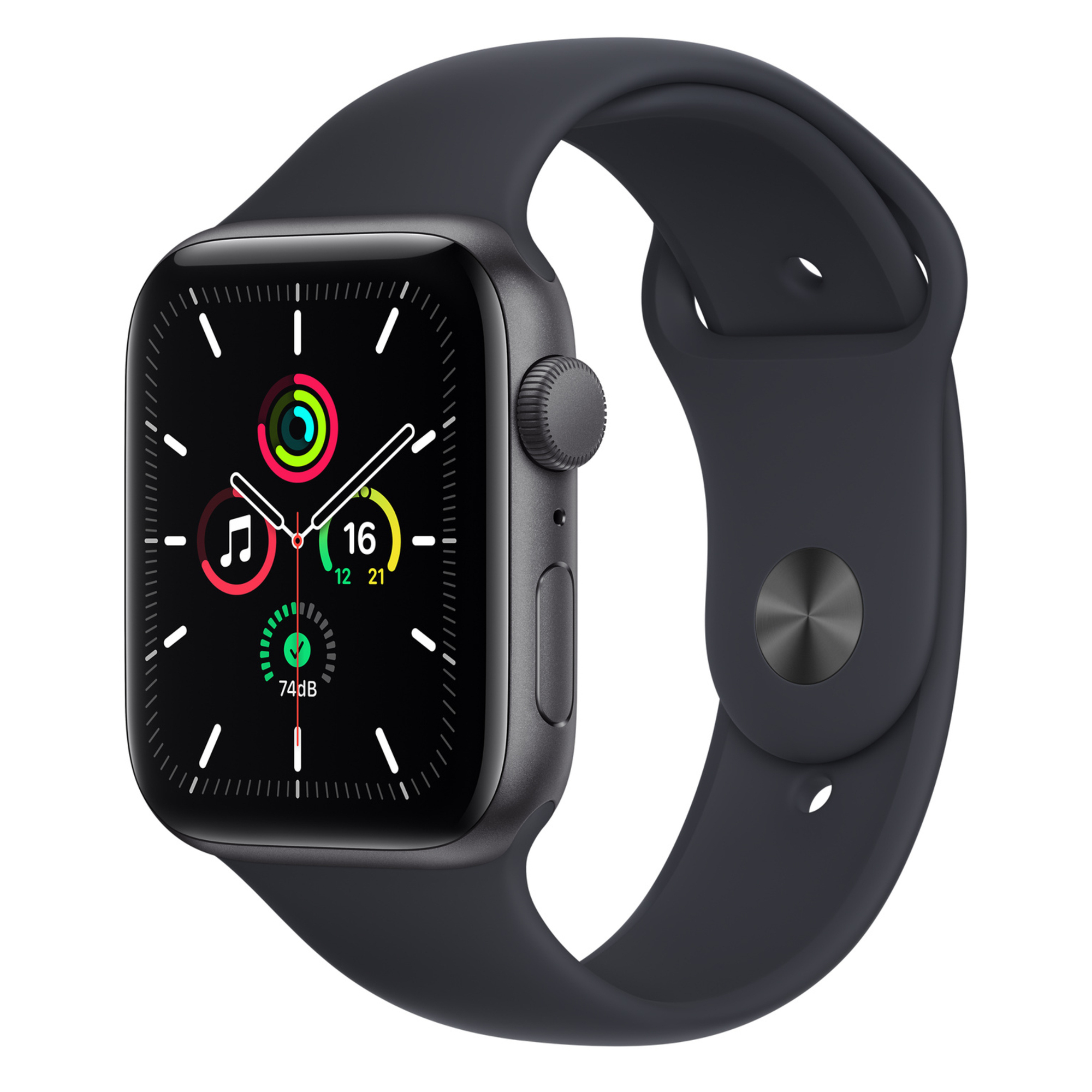 Apple Watch SE OLED 44 mm Digitale 368 x 448 pixel Touchscreen Grigio Wifi GPS (satellite) - Ricondizionato - Buono stato