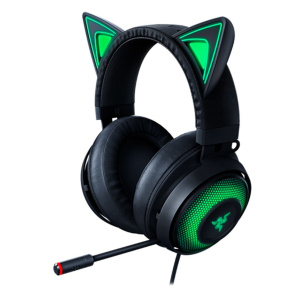 Razer Kraken Kitty Edition Cuffie con archetto cablato nero, verde – nuovo
