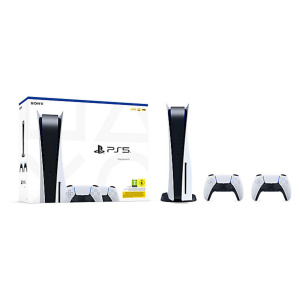 Confezione PS5 e controller Dualsense bianco – Console di gioco Playstation 5 (standard) -Ricondizionato – Ottime condizioni