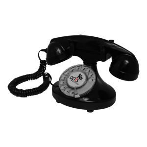 OPIS FunkyFon Cable: telefono fisso a selezione rotativa in stile anni ’20 – nuovo