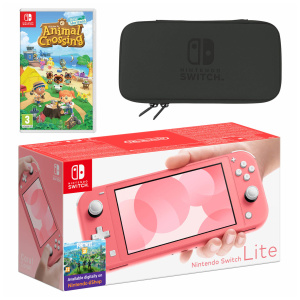 Nintendo Switch Lite (Coral) Animal Crossing: New Horizons Pack + NSO 3 mesi Console di gioco portatile 14 cm (5,5 ) 32 GB Touch screen Wifi Coral – Ricondizionato – Buono stato