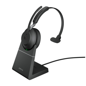 Jabra Evolve2 65, MS Mono Wireless Headband Desktop/Call Centre USB Type-A Bluetooth Nero – nuovo