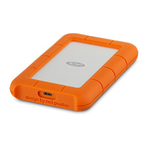 Unità disco portatile LaCie Rugged 4Tb USB C Orange – nuovo