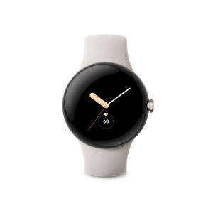 Google Pixel Watch AMOLED 41 mm Digital Touchscreen Argento Wifi GPS (satellite), bianco – nuovo