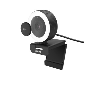 Webcam Hama C-800 Pro 4 MP 2560 x 1440 pixel USB 2.0 Nero – nuovo