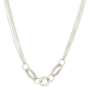 Collana Donna Oro Bianco GL100308