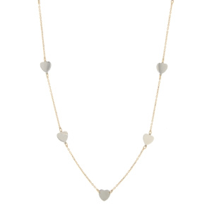 Collana Donna Oro Giallo Bianco GL100634