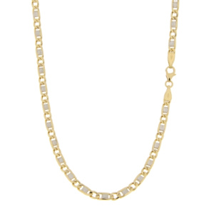 Collana Uomo Oro Giallo Bianco GL100760