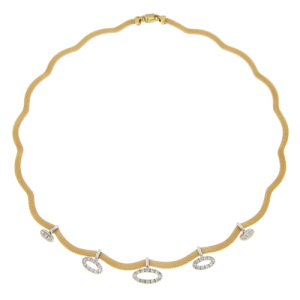 Collana Donna Oro Bianco Giallo GL100861