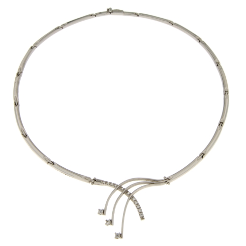 Collana Donna Oro Bianco GL101336