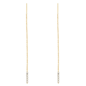 Orecchini Donna Oro Bianco Giallo GL101424