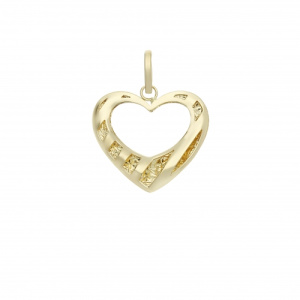 Ciondolo Cuore Oro Giallo GL101560