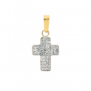 Ciondolo Croce Donna Oro Giallo GL101752