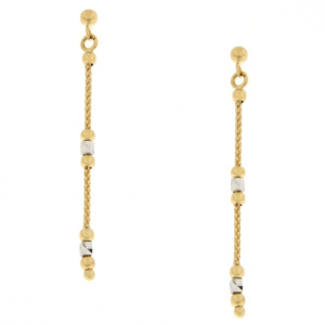 Orecchini Donna Oro Bianco Giallo GL101789