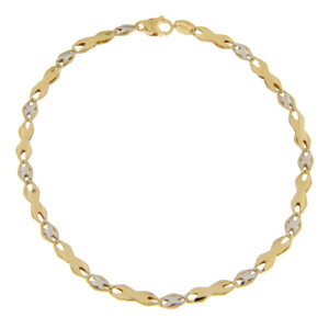 Bracciale Uomo Oro Bianco Giallo GL101858