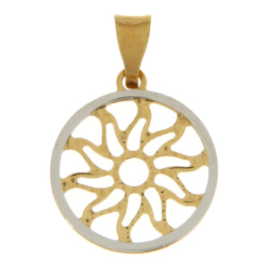 Ciondolo Donna Oro Bianco Giallo GL101932