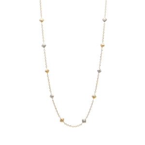 Collana Donna Oro Bianco Giallo GL102013