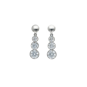Orecchini Donna Oro Bianco GL102049