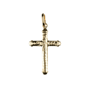 Ciondolo Croce Unisex Oro Giallo GL102080