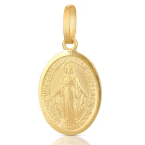 Ciondolo Madonna Miracolosa oro giallo 803321707034