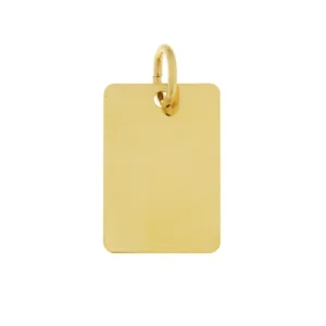 Ciondolo Medaglia Personalizzabile Oro Giallo GL102019