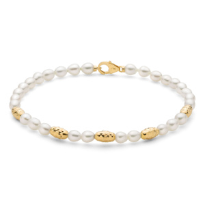 Bracciale Donna Miluna Pepite di Perle PBR3634G