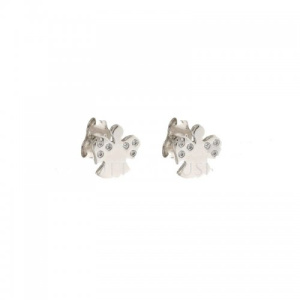 Orecchini donna con angeli in Oro Bianco 803321707556