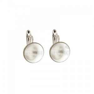Orecchini Donna Perla in Oro Bianco 803321734313