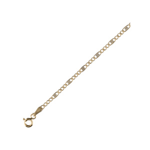 Bracciale Uomo Oro Bianco Giallo GL102059